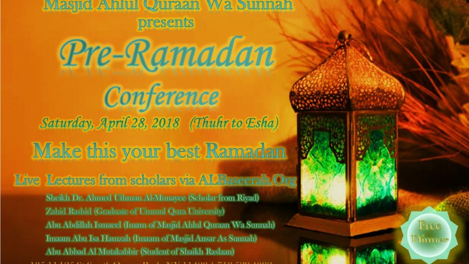 Pre Ramadan Conference
