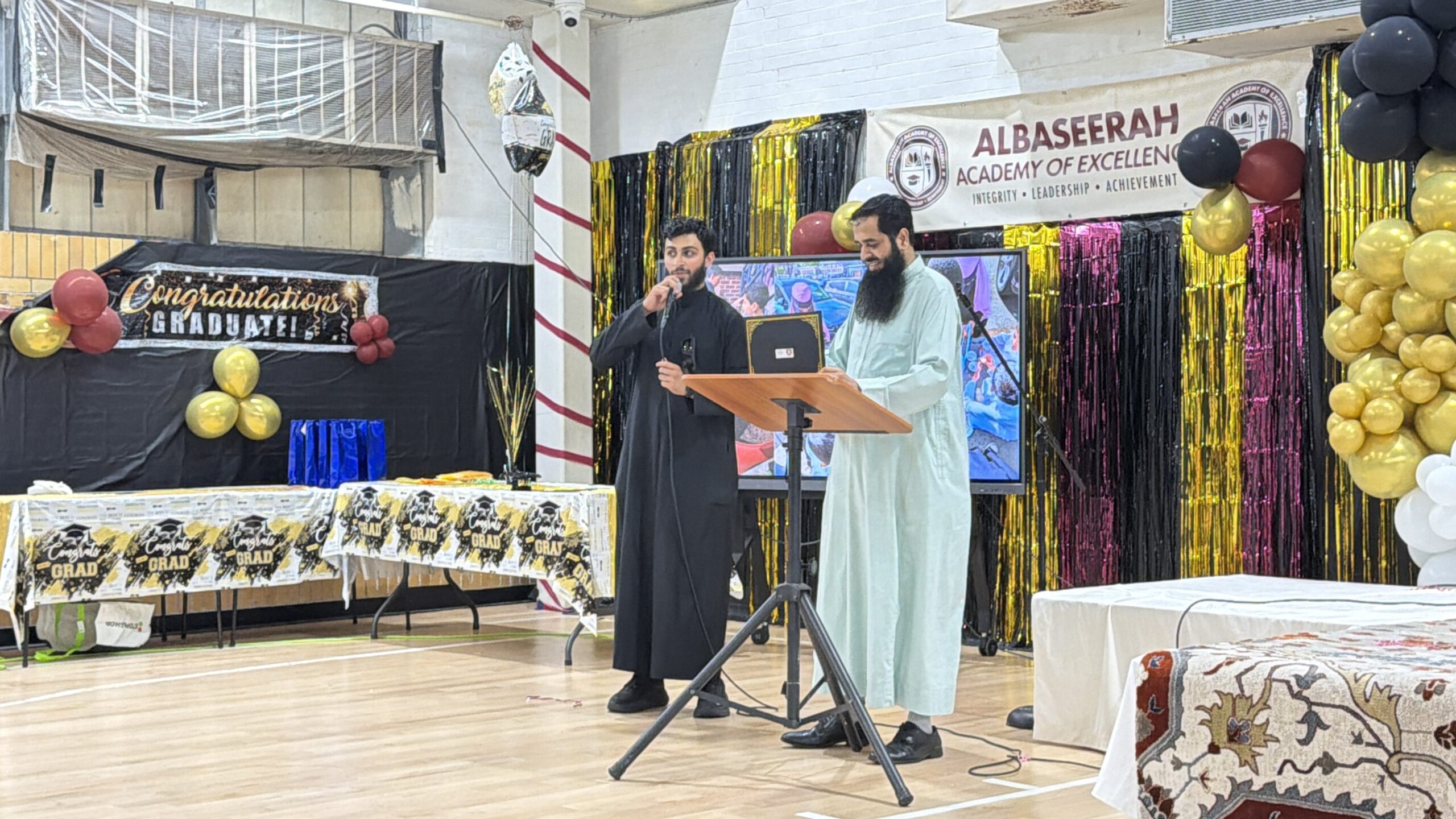 Albaseerah Graduation Stage