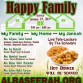Family Event ~~~  My Family – My Home – My Jannah – ~~~